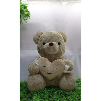 Brown Emoji Teddy Bear 60CM